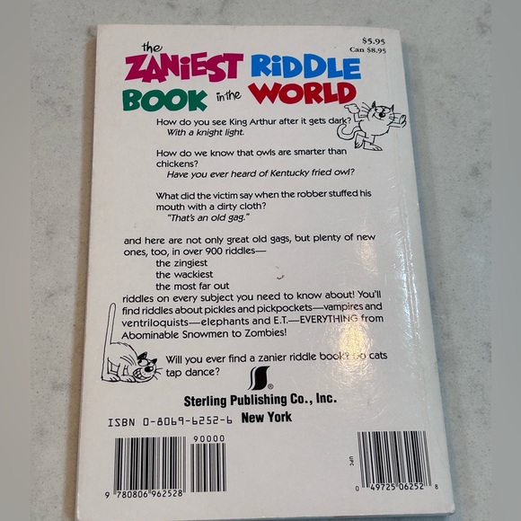 BOGO 2 kids books Nutty Knock Knock jokes & Zaniest riddles by Rosembloom - Picture 3 of 9